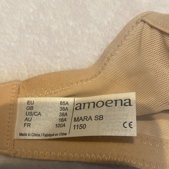 AMOENA MARA SB 1150 NWT Mastectomy Bra Wireless Padded Size 38A - Picture 7 of 8